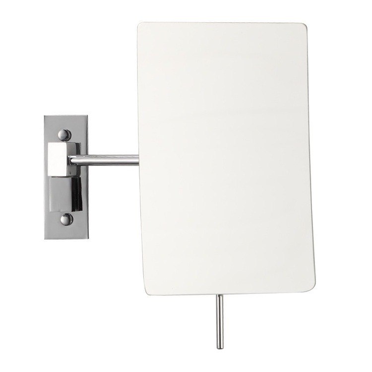 NAMEEKS AR7710-CR-3x GLIMMER SINGLE FACE WALL MOUNTED 3X MAKEUP MIRROR