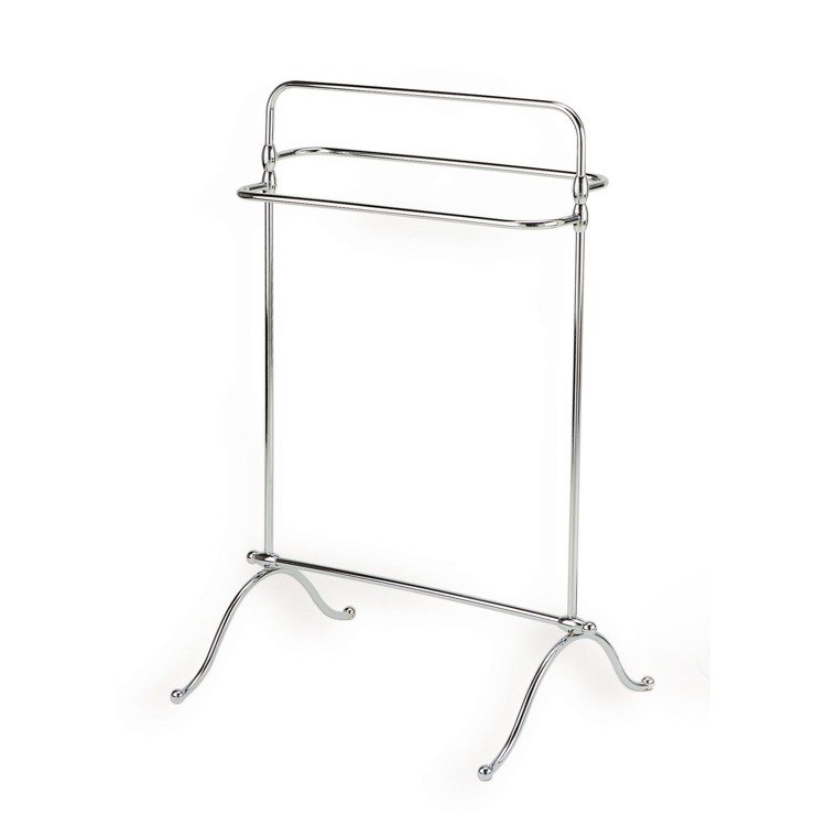 STILHAUS 746 ELITE 32 INCH FREE STANDING CLASSIC-STYLE BRASS TOWEL HOLDER