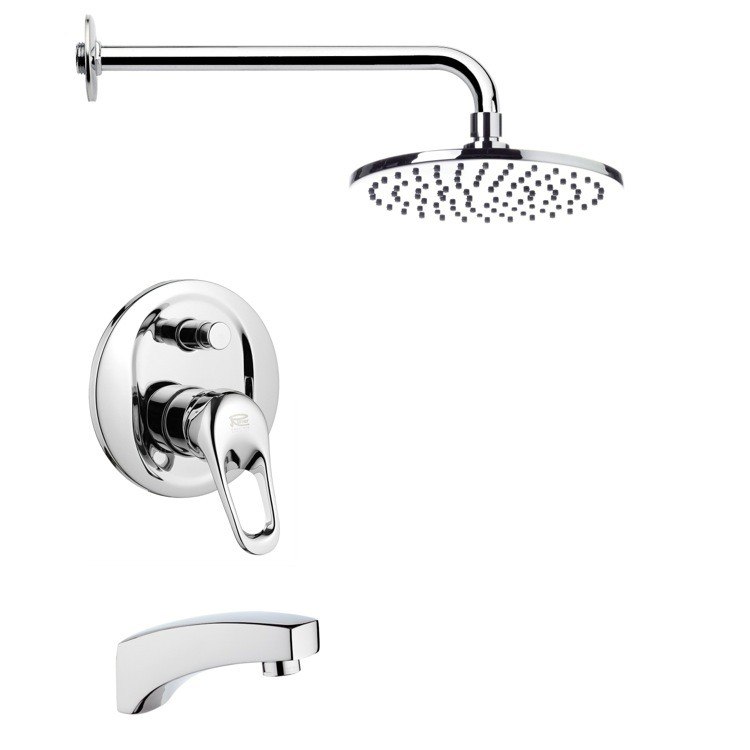 REMER TSF2149 PELEO MODERN TUB AND SHOWER FAUCET SET