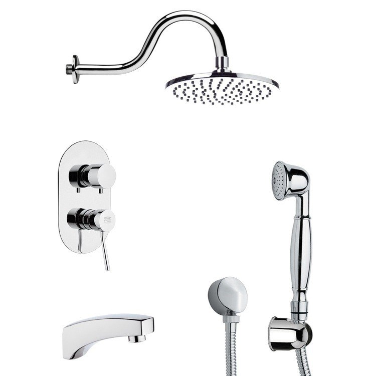 REMER TSH4535 INVERNO CLASSICAL SHOWER SYSTEM WITH SLIDING RAIL