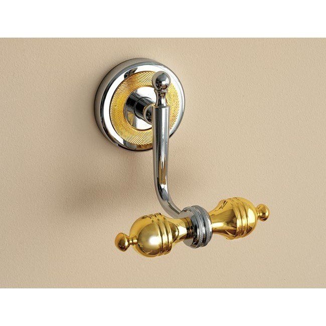 TOSCANALUCE 6504 QUEEN CLASSIC-STYLE DOUBLE ROBE OR TOWEL HOOK
