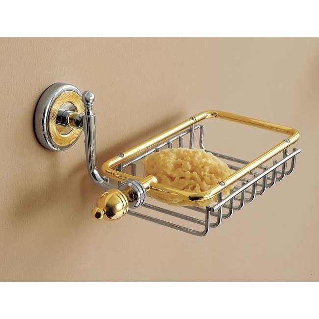 TOSCANALUCE 6520 QUEEN CLASSIC-STYLE WIRE SHOWER SOAP BASKET
