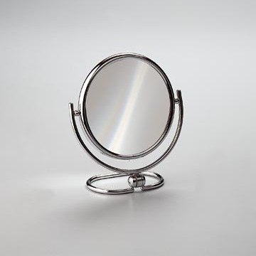 WINDISCH 99122 MIRROR COLLECTION BRASS DOUBLE FACE MAGNIFYING MIRROR