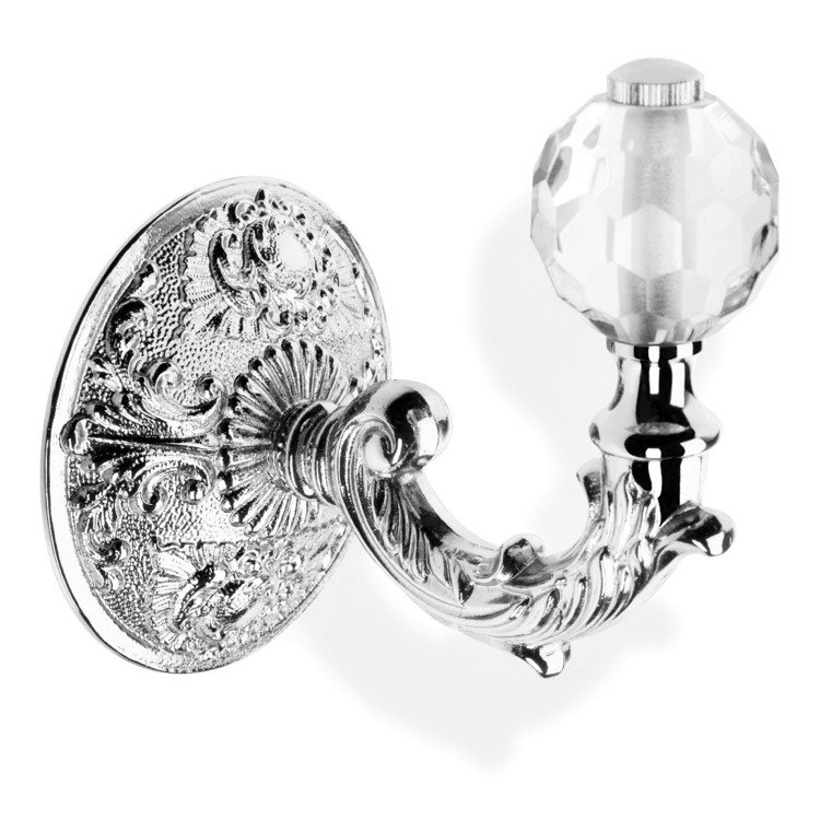 STILHAUS NT13V NOTO CRISTALLO DECORATIVE WALL MOUNTED BATHROOM HOOK WITH CRYSTAL BALL