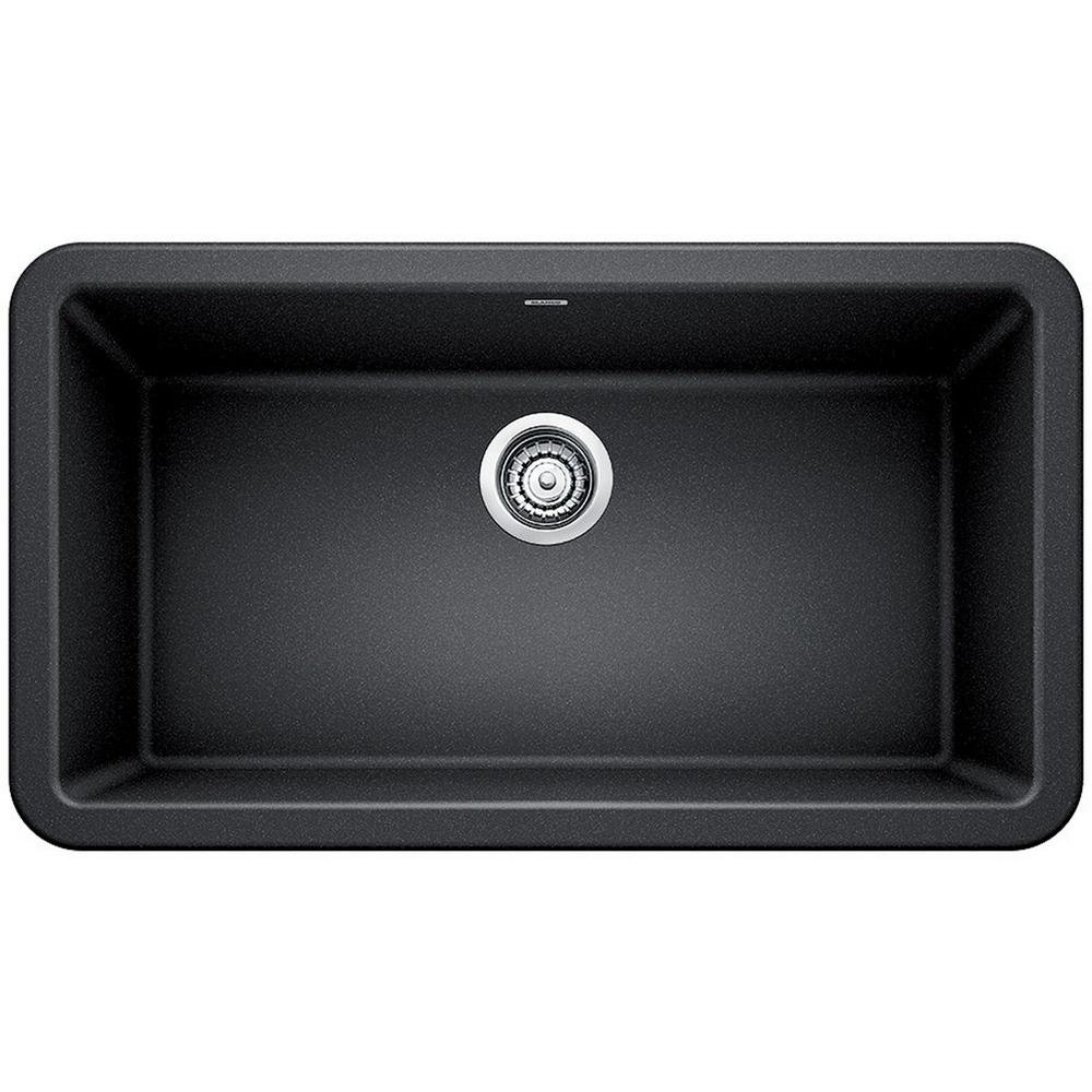 BLANCO 401895 IKON 33 INCH APRON FRONT KITCHEN SINK IN ANTHRACITE