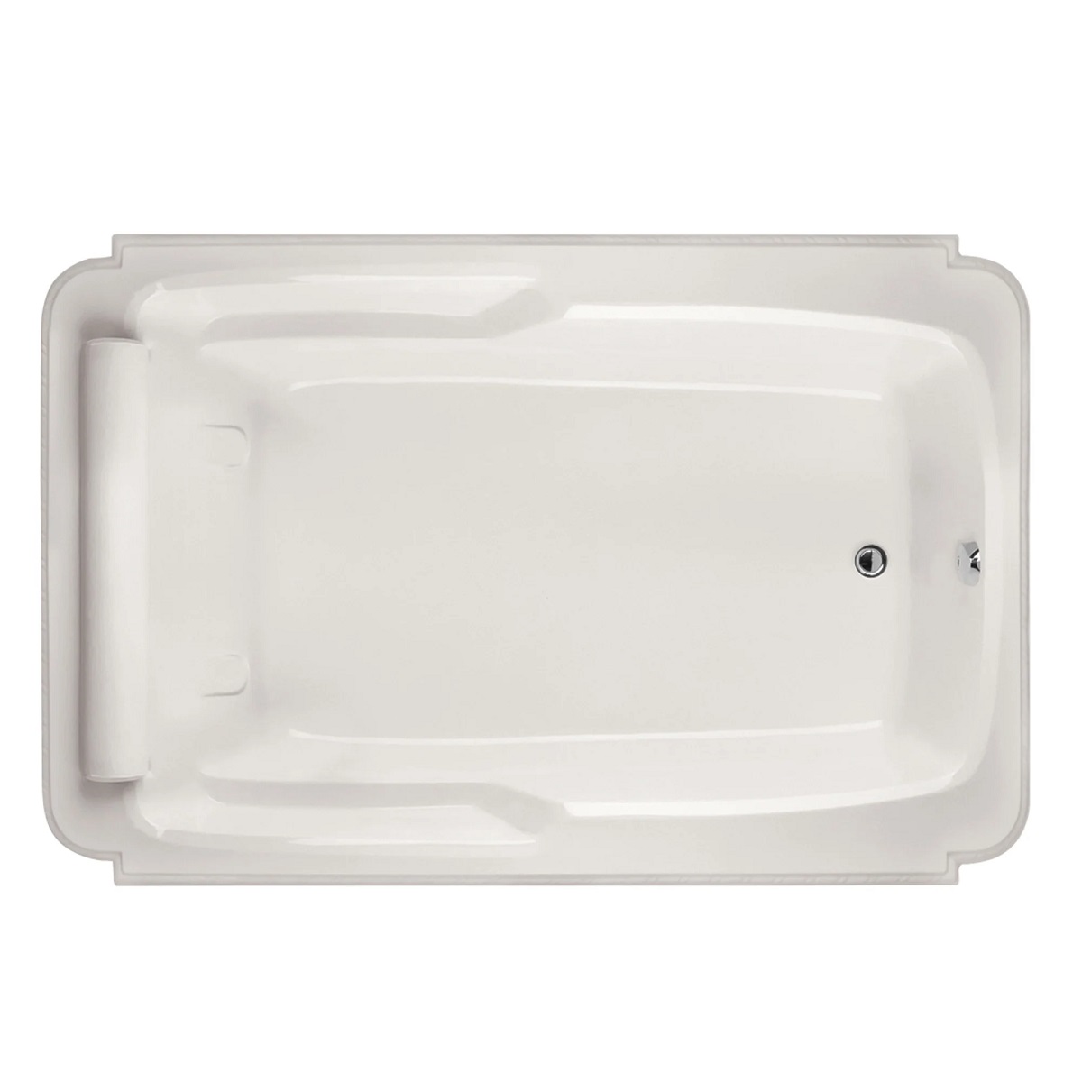 HYDRO SYSTEMS ATL7448ATA DESIGNER COLLECTION ATLANDIA 74 X 48 INCH ACRYLIC DROP-IN BATHTUB WITH THERMAL AIR SYSTEM