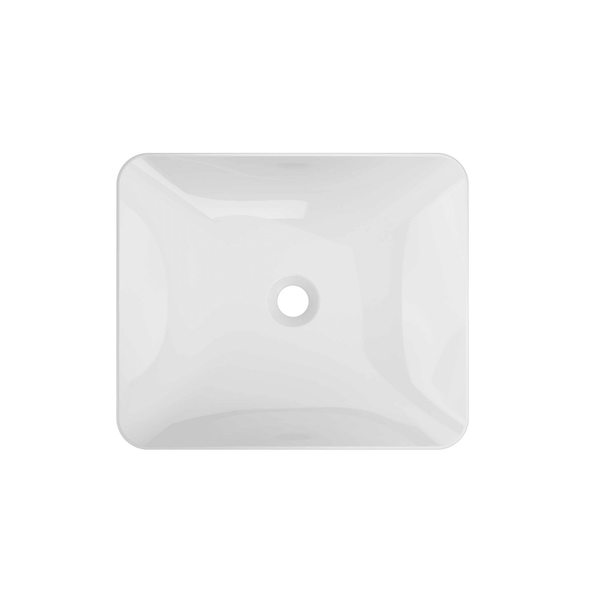 JACUZZI SOV1815G SORDINO 17 3/4 INCH SOLID SURFACE VESSEL BATHROOM SINK IN GLOSS WHITE