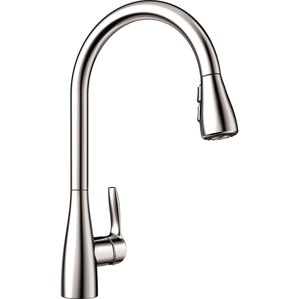 BLANCO 442207 ATURA HIGH ARCH, PULL-DOWN SINGLE HOLE KITCHEN FAUCET IN CHROME