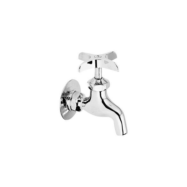 ELKAY LK69CP COMMERCIAL SERVICE/ UTILITY SINGLE HOLE WALL MOUNT FAUCET WITH PLAIN