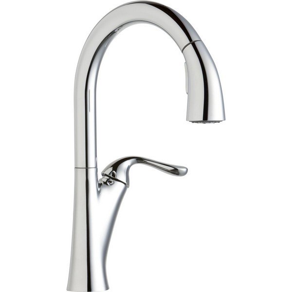 ELKAY LKHA4031 HARMONY SINGLE HOLE KITCHEN FAUCET WITH PULL-DOWN SPRAY AND FORWARD ONLY LEVER HANDLE