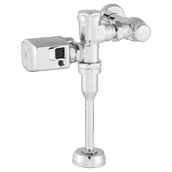 AMERICAN STANDARD 6045SM.013.002 MANUAL URINAL FLUSH VALVE WITH SIDE MOUNT OPERATOR IN POLISHED CHROME, 0.125 GPF