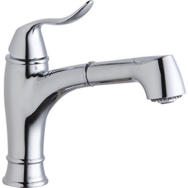 ELKAY LKEC1042 EXPLORE SINGLE HOLE BAR FAUCET WITH PULL-OUT SPRAY