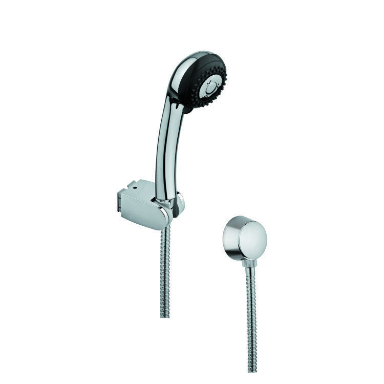 GEDY SUP1051 SUPERINOX CHROME HAND SHOWER WITH HOSE AND WATER CONNECTION