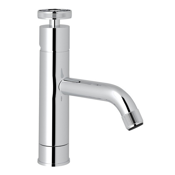 ROHL A3702IW-2 CAMPO SINGLE HOLE LAVATORY FAUCET, INDUSTRIAL METAL WHEEL
