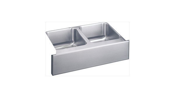 ELKAY ELUHF3320DBG LUSTERTONE 33 L X 20-1/2 W X 7-7/8 D APRON FRONT UNDERMOUNT KITCHEN SINK WITH DRAIN AND BOTTOM GRID