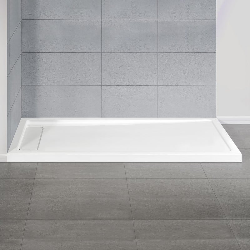 OVE DECORS 15SBR-723631-001WM ADENA 72 X 36 INCH RECTANGLE SHOWER BASE IN WHITE