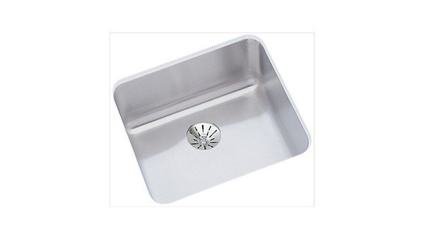 ELKAY ELUH1212PD STAINLESS STEEL 14-1/2 L X 14-1/2 W X 7 D UNDERMOUNT KITCHEN SINK WITH PERFECT DRAIN