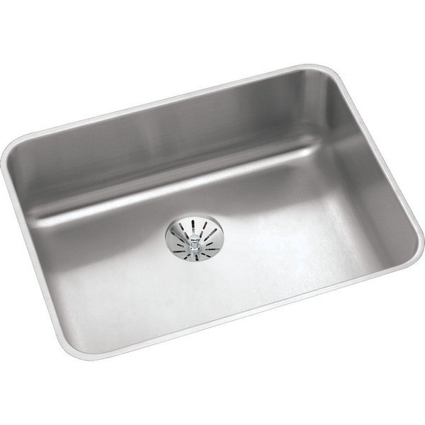 ELKAY ELUH2115PD STAINLESS STEEL 23-1/2 L X 18-1/4 W X 7-1/2 D UNDERMOUNT KITCHEN SINK WITH PERFECT DRAIN