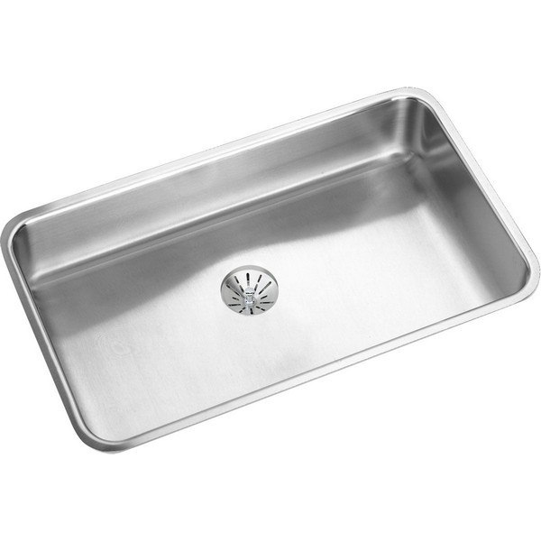 ELKAY ELUHAD281655PD STAINLESS STEEL 30-1/2 L X 18-1/2 W X 5-3/8 D UNDERMOUNT KITCHEN SINK WITH PERFECT DRAIN