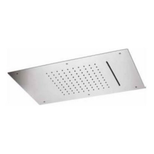 RAIN THERAPY PS ZI-65022 24 INCH RECTANGULAR SHOWER HEAD WITH 2 PORTS