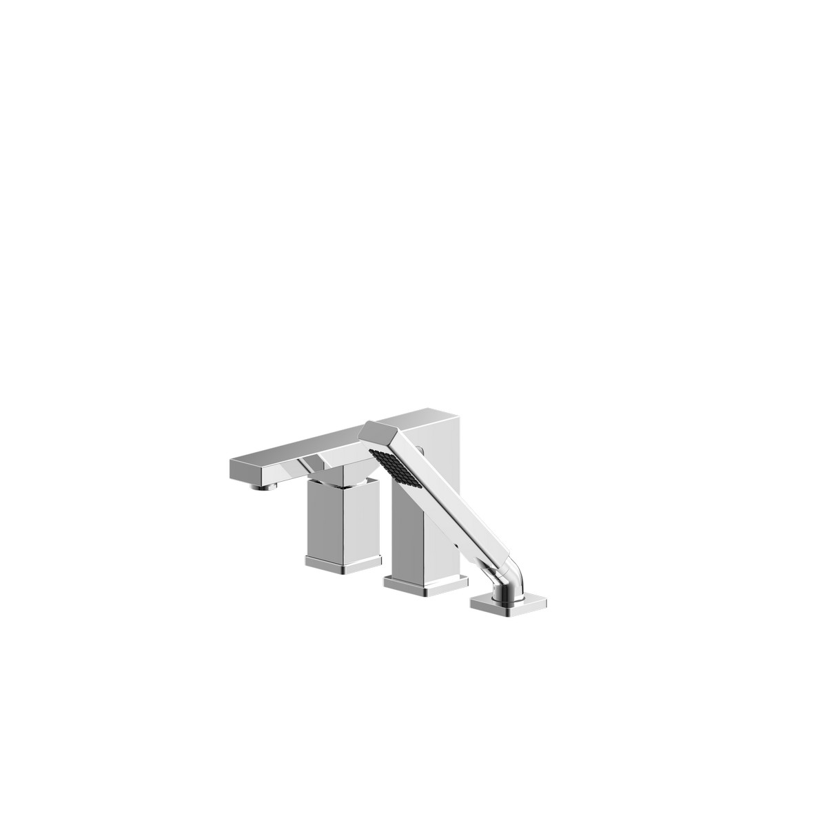 ULTRA FAUCETS UF6584 RIFT TWO-HANDLE ROMAN TUB FAUCET WITH HAND SHOWER