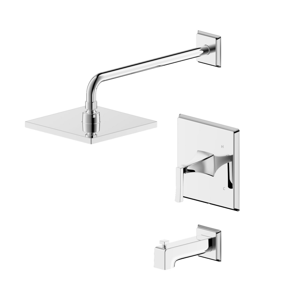 ULTRA FAUCETS UF7840 LOTTO SINGLE HANDLE TUB AND SHOWER TRIM