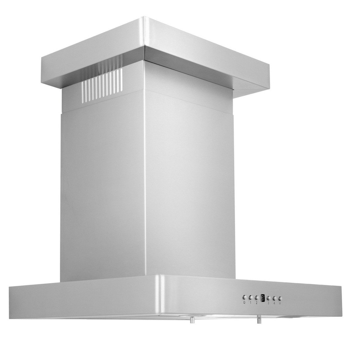 ZLINE KECRN-24 24 X 2 3/4 INCH CONVERTIBLE VENT WALL MOUNT RANGE HOOD IN STAINLESS STEEL WITH CROWN MOLDING