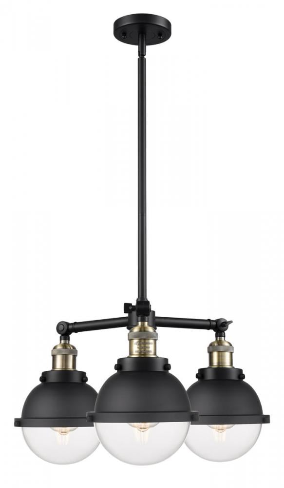 INNOVATIONS LIGHTING 207-HFS-61 HAMPDEN FRANKLIN RESTORATION 20 3/8 INCH 3 LIGHT CEILING MOUNT CHANDELIERS