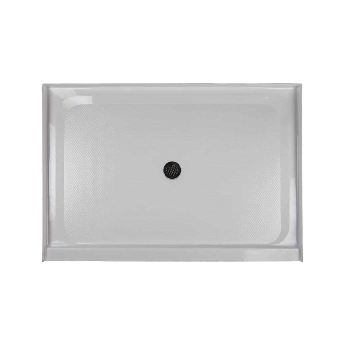 JACUZZI CAT6048SCXXXXW CATALINA 60 X 48 INCH RECTANGULAR SINGLE THRESHOLD SHOWER BASE WITH LESS CENTER DRAIN IN WHITE