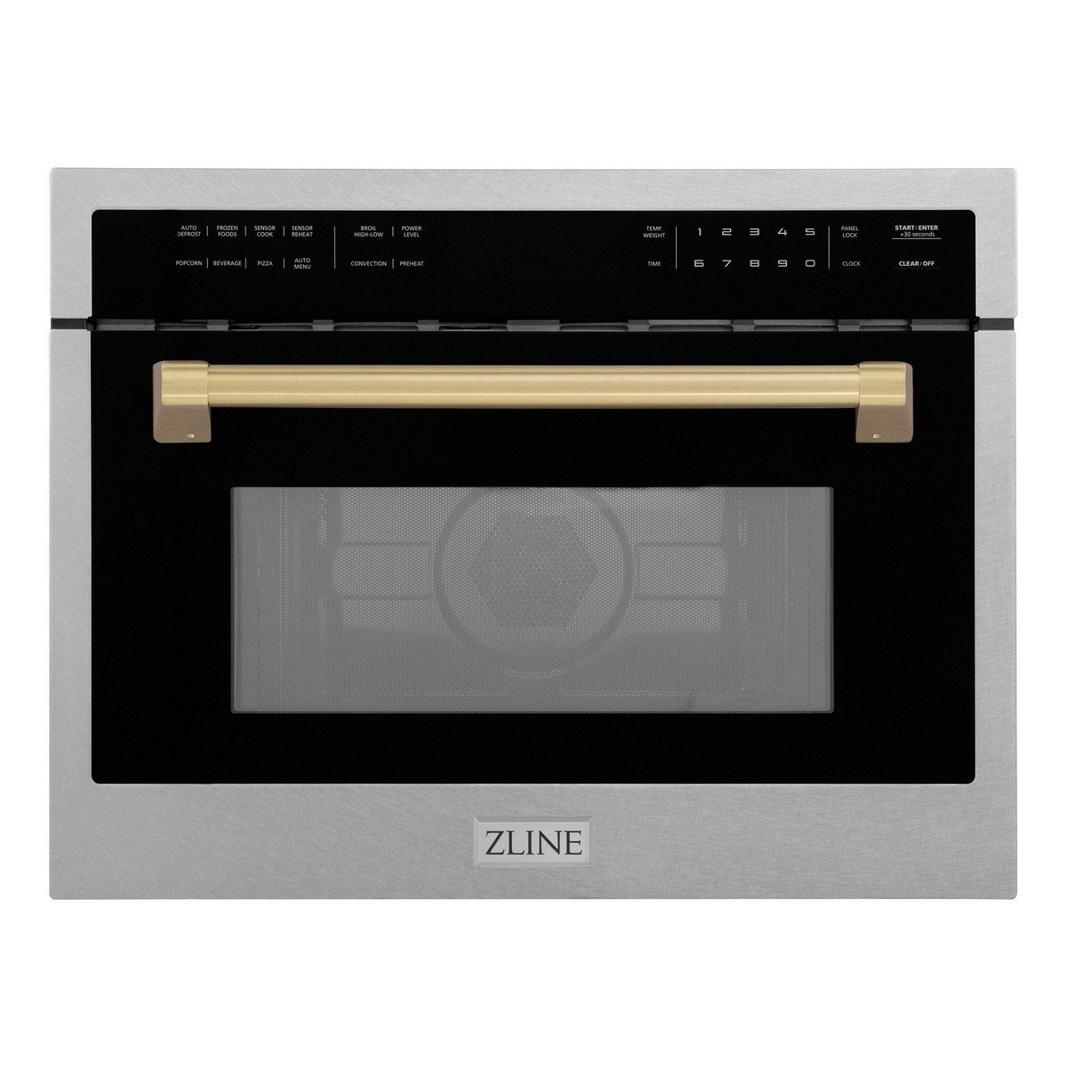 ZLINE MWOZ-24 AUTOGRAPH EDITION 23 3/8 INCH 1.6 CU FT. BUILT-IN CONVECTION MICROWAVE OVEN