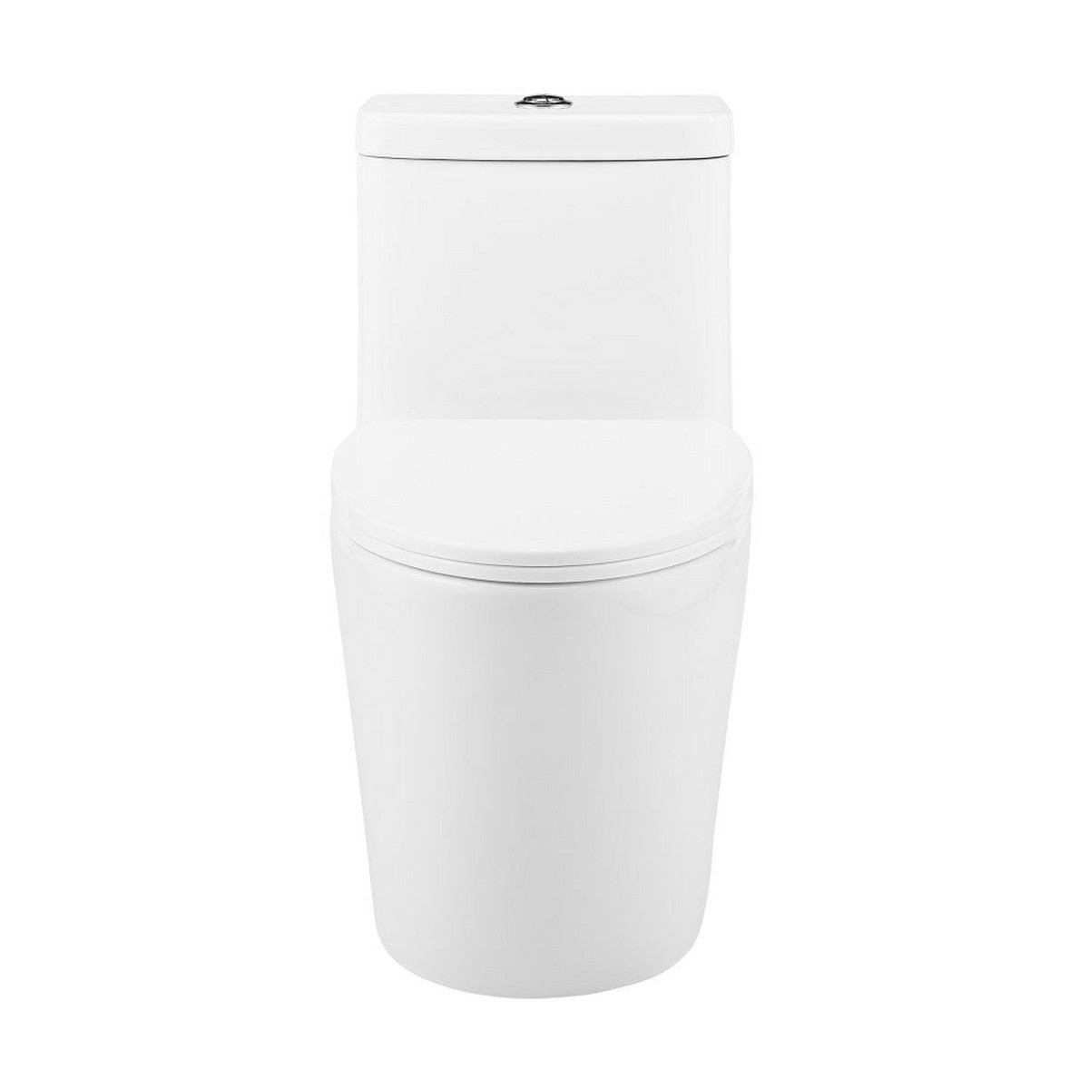 SWISS MADISON CT-1T104 FULTON 1.1/1.6 GPF DUAL FLUSH ONE-PIECE ELONGATED TOILET IN GLOSSY WHITE