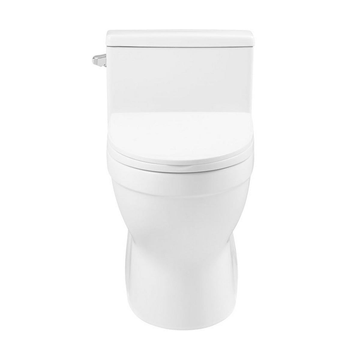 SWISS MADISON CT-1T160 CLICHY 1.28 GPF SIDE FLUSH ONE-PIECE ELONGATED TOILET IN GLOSSY WHITE