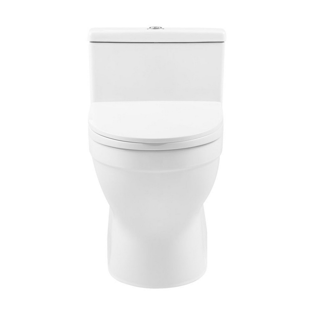 SWISS MADISON CT-1T170 CLICHY 1.1/1.6 GPF DUAL FLUSH ONE-PIECE ELONGATED TOILET IN GLOSSY WHITE