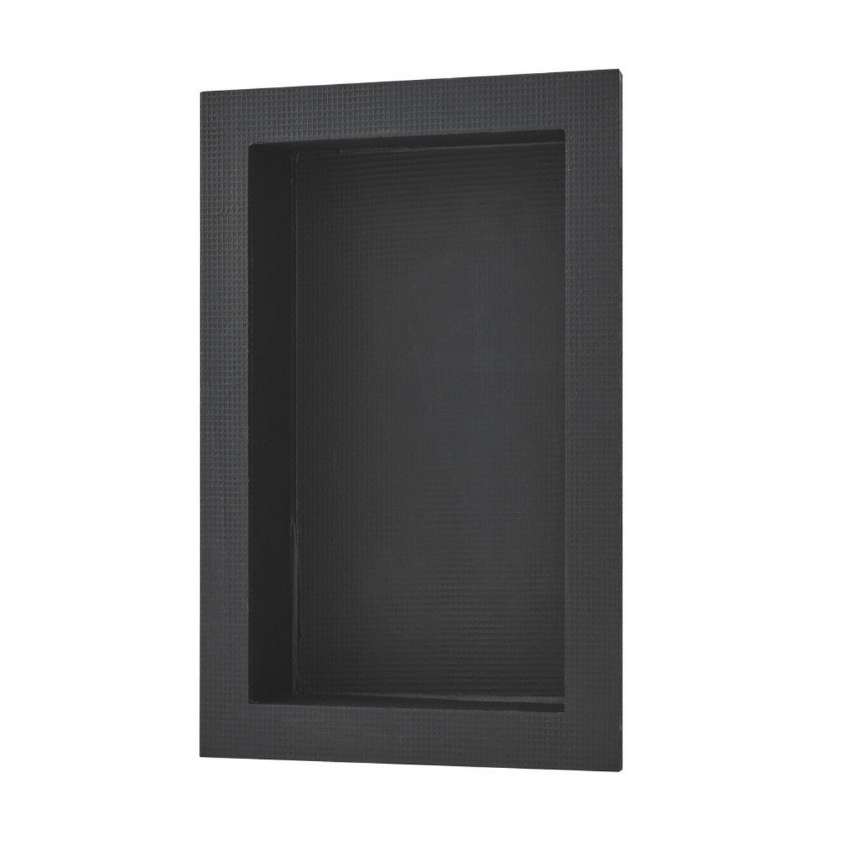 SWISS MADISON CT-SWN100 DOVER 16 INCH SINGLE SHELF RECTANGLE WALL NICHE IN MATTE BLACK