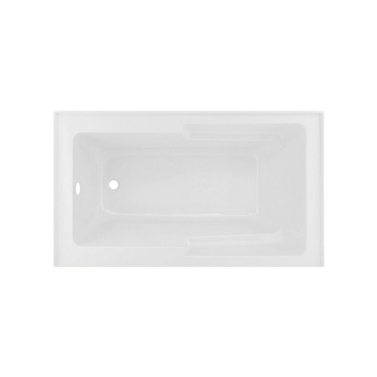 SWISS MADISON SM-AB5 VOLTAIRE 48 INCH RECTANGULAR ALCOVE SOAKING BATHTUB WITH APRON AND DRAIN