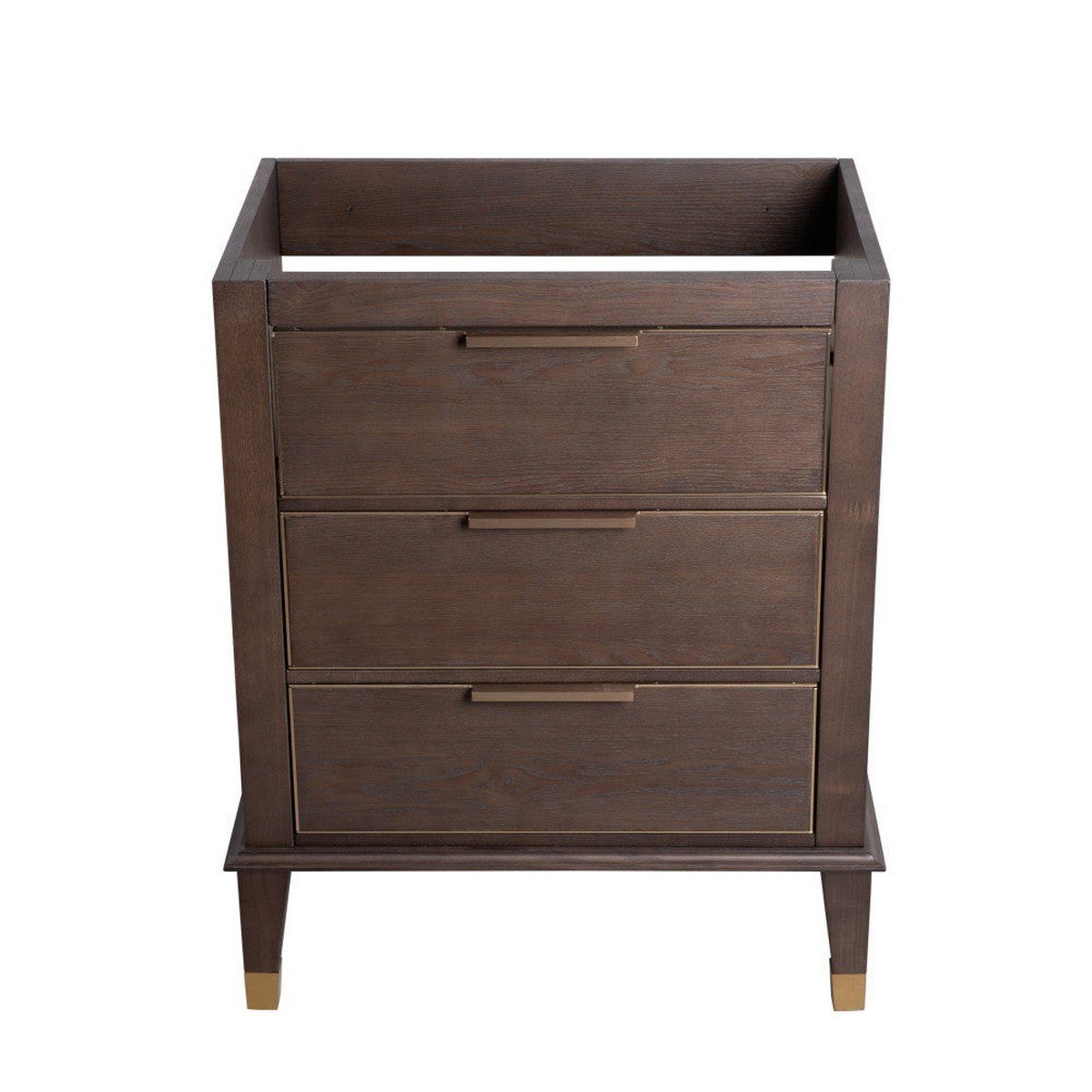 SWISS MADISON SM-BV390-C HUGO 24 INCH FREESTANDING SINGLE SINK BATHROOM VANITY CABINET ONLY IN DARK BROWN