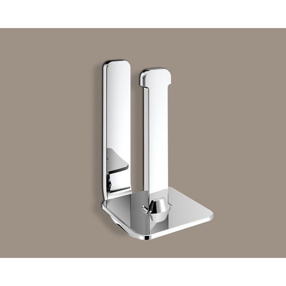 GEDY 3224-02-13 OUTLINE POLISHED CHROME VERTICAL TOILET PAPER HOLDER