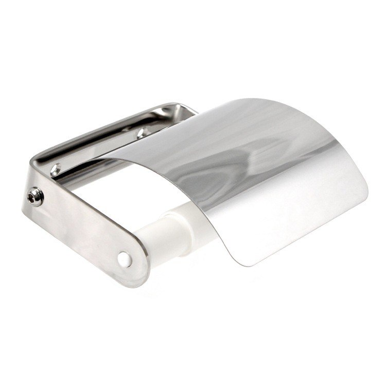 GEDY 2725-13 ASCOT CHROME TOILET ROLL HOLDER WITH COVER