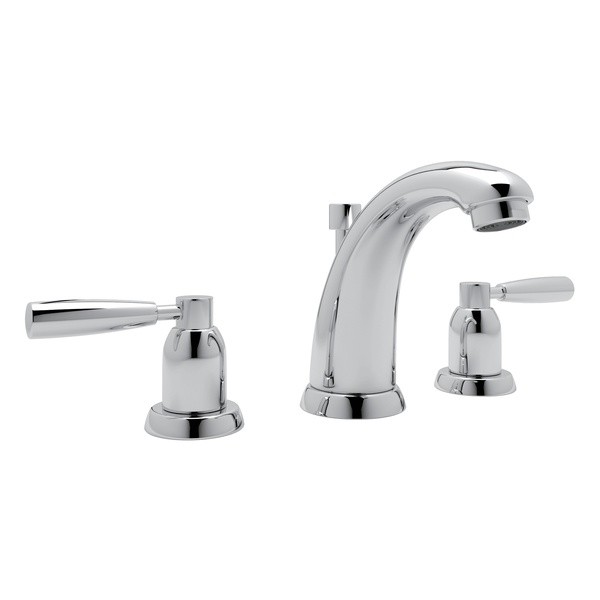 ROHL U.3860LS-2 PERRIN & ROWE HOLBORN HIGH NECK WIDESPREAD LAVATORY FAUCET, METAL LEVERS