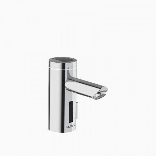 SLOAN 3335017 OPTIMA EAF275-ISM CP 0.5 GPM DECK INTEGRATED SIDE MIXER SOLAR MID BODY FAUCET WITH AERATED SPRAY - POLISHED CHROME