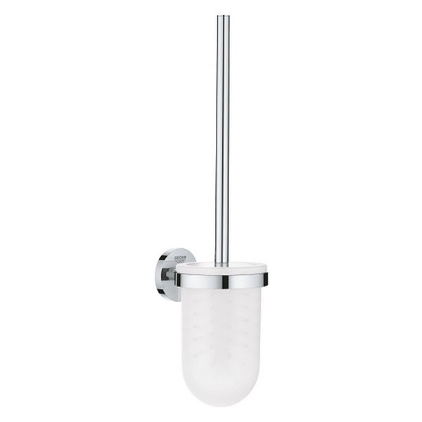 GROHE 40374001 ESSENTIALS TOILET BRUSH SET IN CHROME