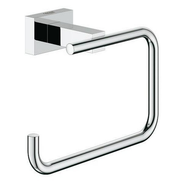 GROHE 40507001 ESSENTIALS CUBE TOILET PAPER HOLDER IN CHROME