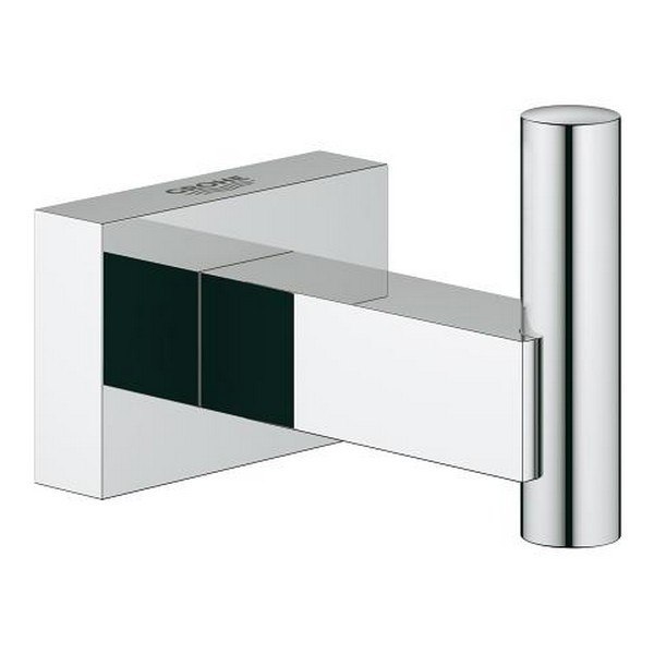 GROHE 40511001 ESSENTIALS CUBE ROBE HOOK IN CHROME