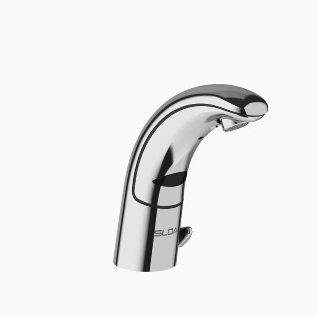 SLOAN 3335000 OPTIMA EAF150 CP 1.5 GPM DECK MOUNT BATTERY MID BODY FAUCET WITH AERATED SPRAY - POLISHED CHROME
