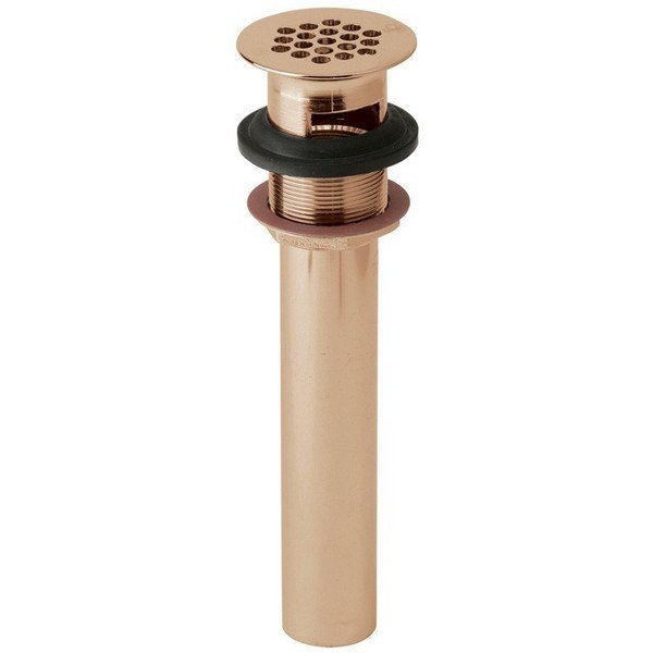 ELKAY LK174-CU DRAIN FITTING 1-1/2 CUVERRO ANTIMICROBIAL COPPER WITH PERFORATED GRID AND TAILPIECE