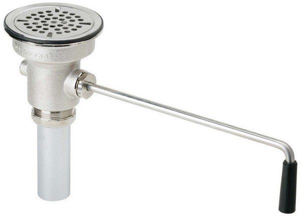 ELKAY LK24RT DRAIN FITTING ROTARY LEVER OPERATED WITH 1-1/2 INCH OD TAILPIECE