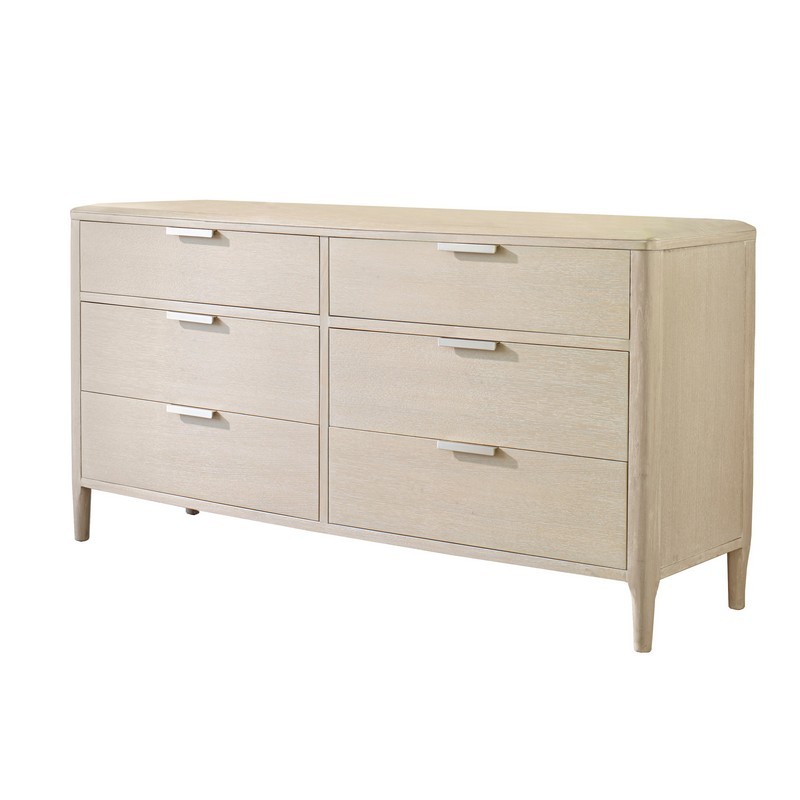 PALMETTO HOME 230-140 PEARL 68 INCH SIX DRAWER DRESSER - SAND
