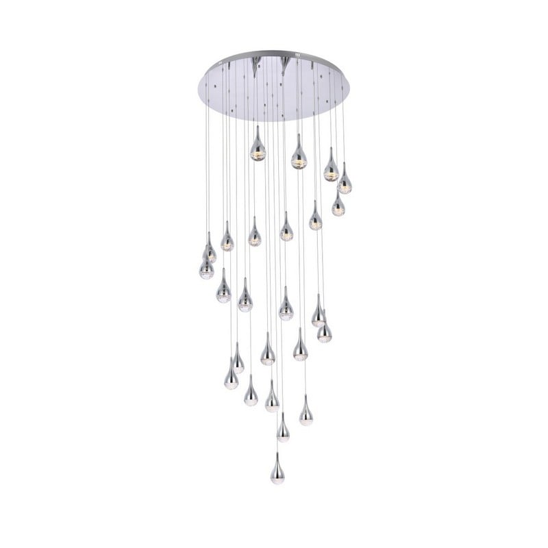 ELEGANT FURNITURE LIGHTING 3825D42 AMHERST 42 INCH CEILING-MOUNTED CHANDELIER LIGHT