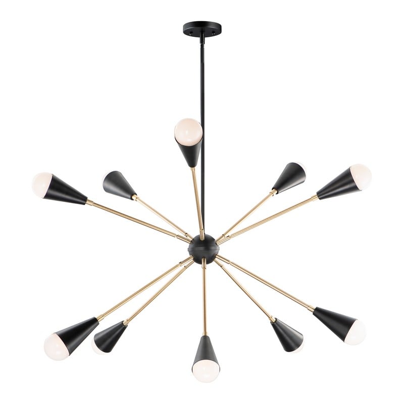 MAXIM LIGHTING 11268BKSBR/BUL LOVELL 32 INCH CEILING-MOUNTED LED PENDANT LIGHT