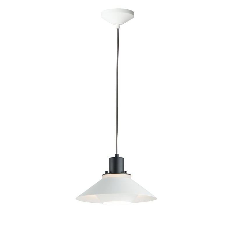 MAXIM LIGHTING 11410BKWT OSLO 11 3/4 INCH CEILING-MOUNTED INCANDESCENT PENDANT LIGHT